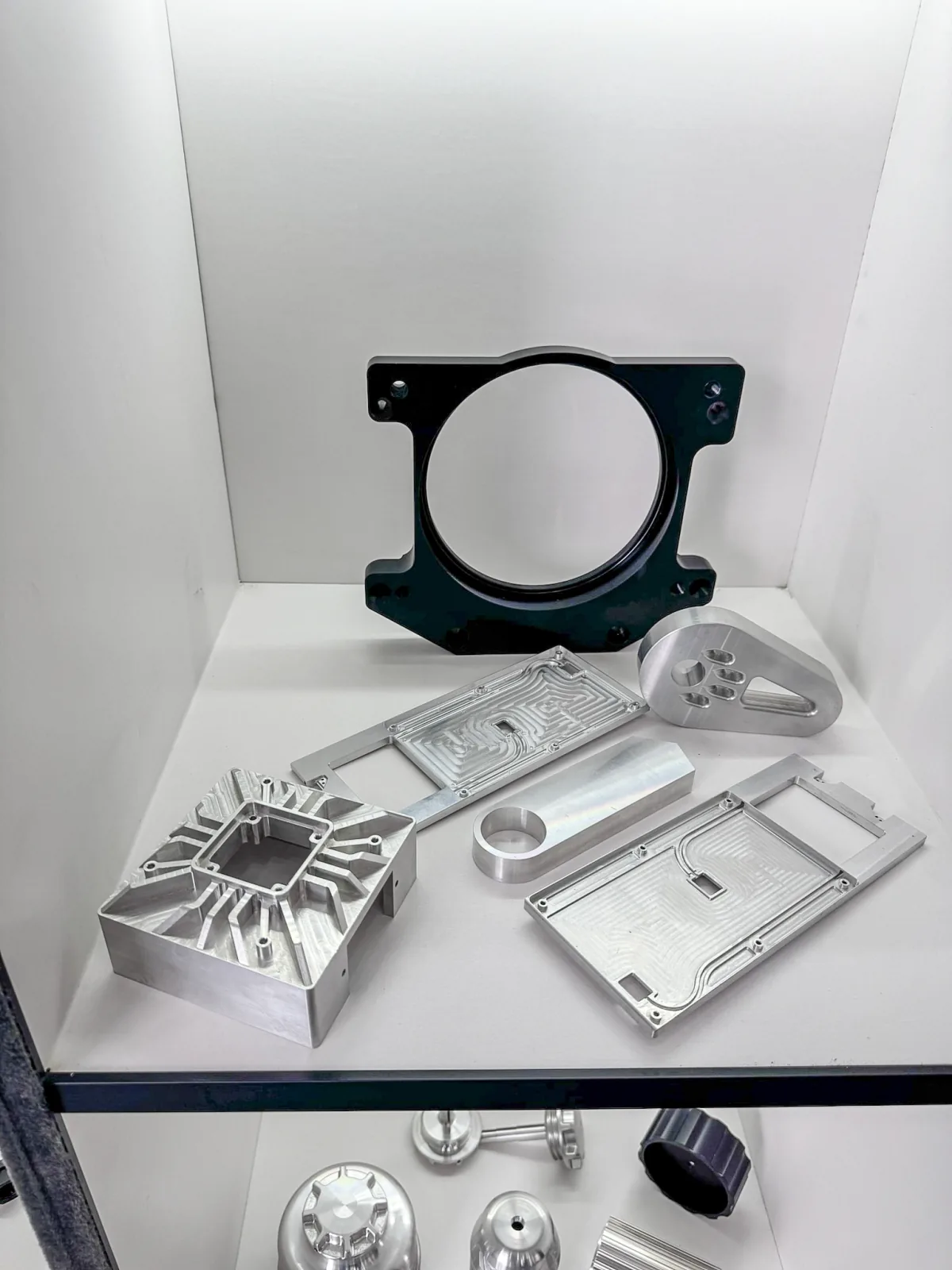 Assortment of machined housings and frames